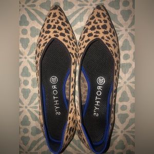Rothy’s Leopard Print Point Flat